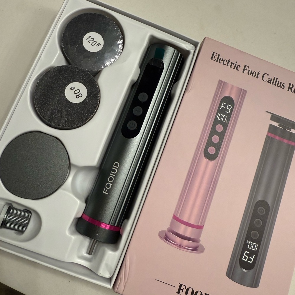 Electric Foot Callus Remover with Attachments